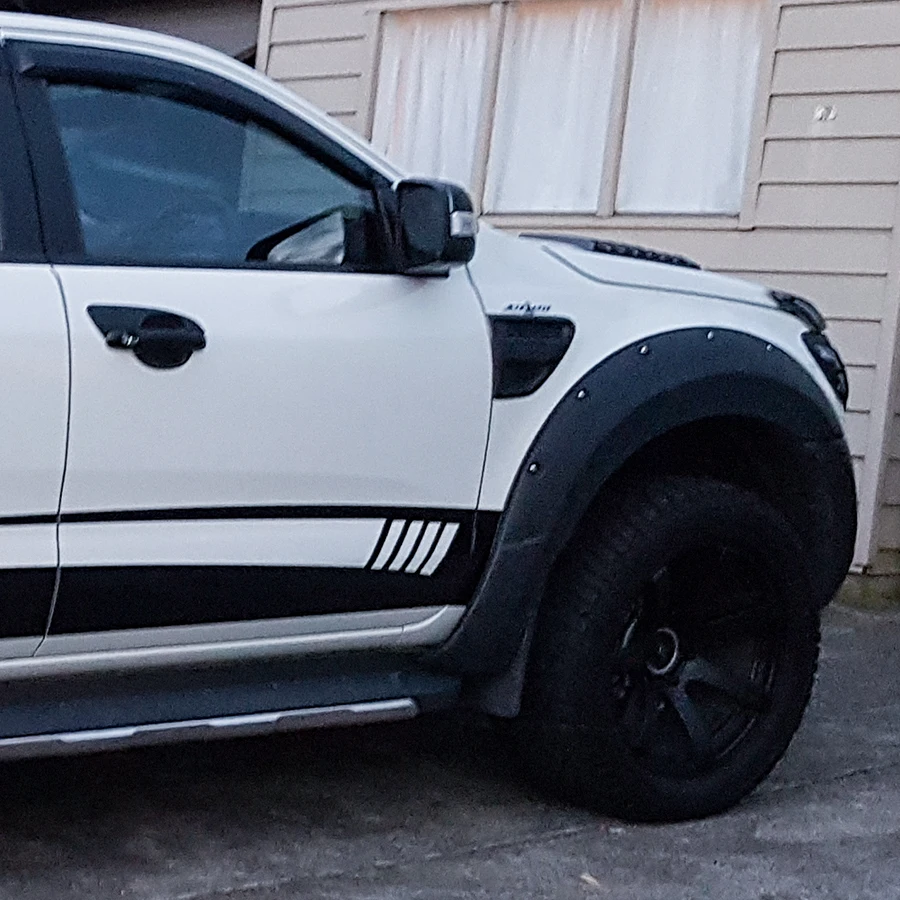 Автомобильные аксессуары 2 шт. градиентная Боковая дверь в полоску графическая