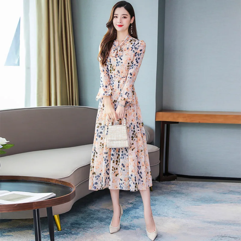 Женское шифоновое коктейльное платье розовое оранжевое красное синее