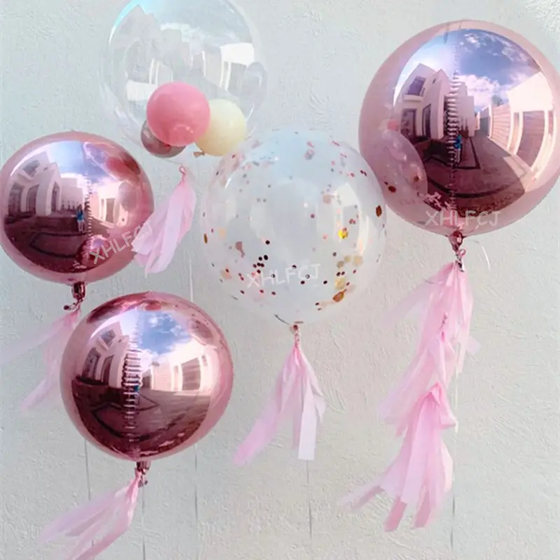 

156pcs Chrome Pink Gold Baby Pink Balloons Garland Arch Kit Rose Gold 4D Balloon Birthday Wedding Baby Shower Party Decor Balons