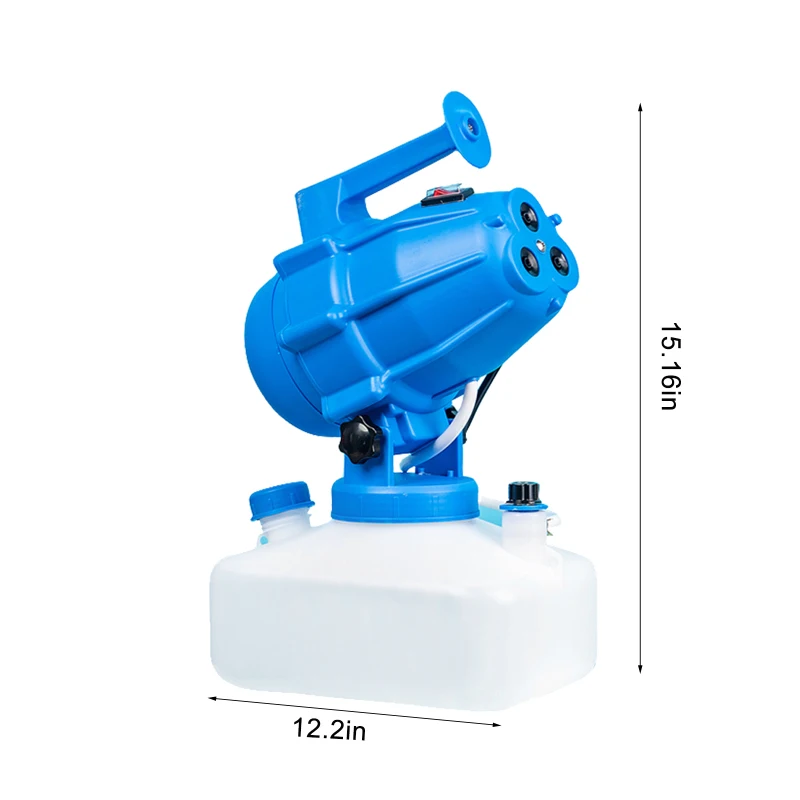 

3 4L 110V EU/UK/US Plug 1200W Elektrische Ulv Fogger Spuit Koud Beslaan