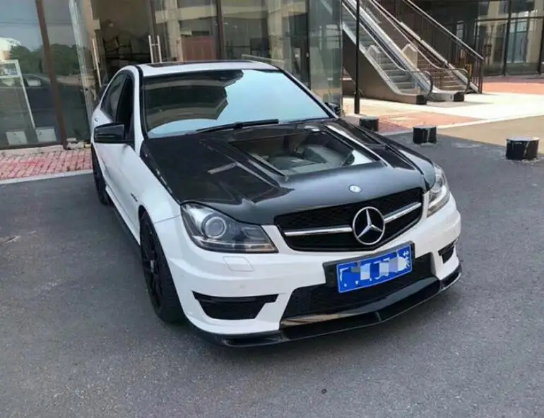 Модный прозрачный передний бампер из углеродного стекла капот двигателя Крышка