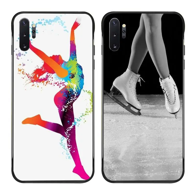 

Figure skating ice skating Phone Case For Samsung Galaxy Note20 ultra 7 8 9 10 Plus lite J7 J8 Plus M21 M30S