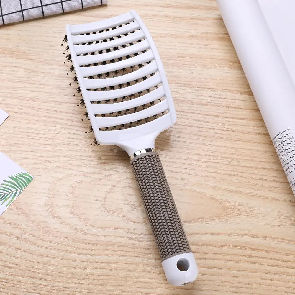 

Hair Scalp Massage Comb Hairbrush Bristle Nylon Women Wet Curly Detangle Hair Brush for Salon Hairdressing Styling Tools