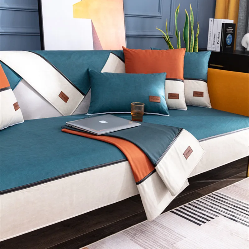 

Luxury Waterproof Sofa Cover for Living Room Urine-proof Pet Couch Cover Four Season Universal Anti-cat Scratch Sofa Cover Towel