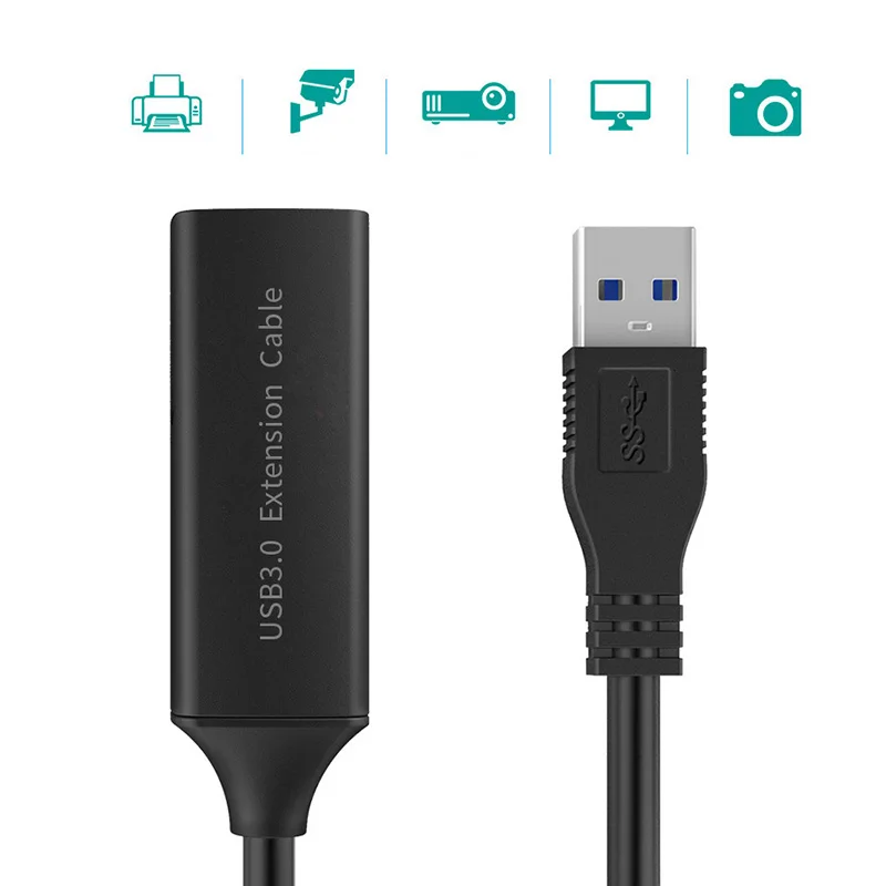 Активный ретранслятор USB2.0/USB 3 0 удлинитель 5 м кабель встроенный чипсет IC