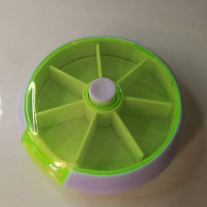 

Portable 7 Day Pill Box Organizer Travel Pill Box Pill Storage Compartment Box Medicine Tablet Holder Pill Splitter Health Care
