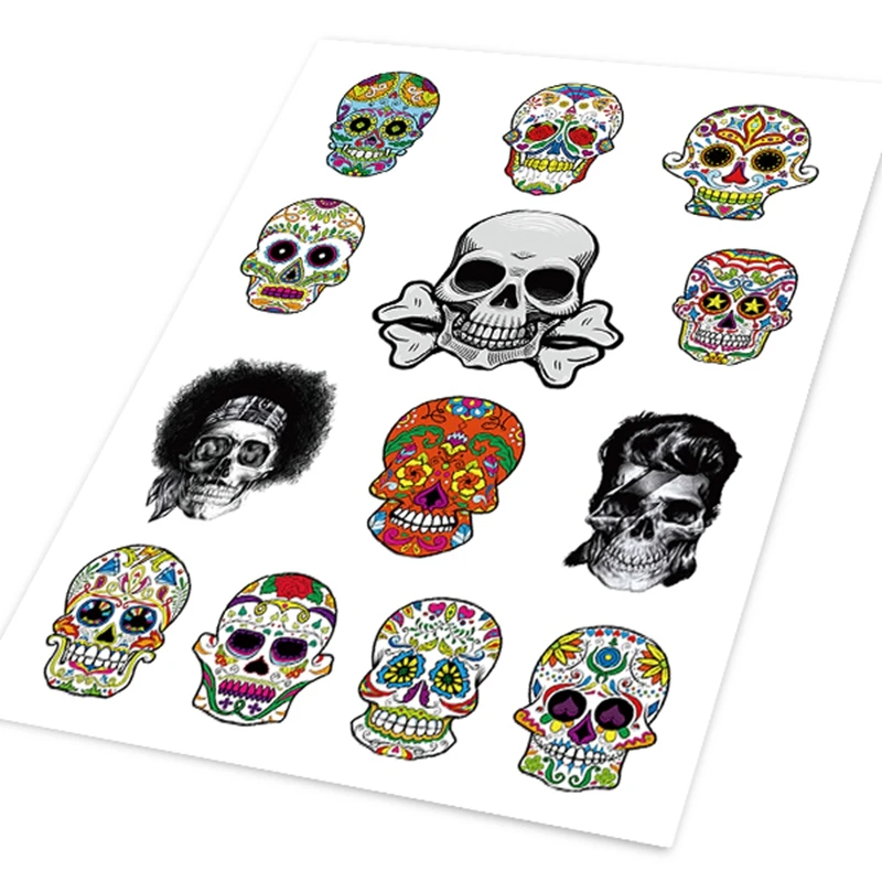 Noizzy коллекция сахарного черепа стикер для автомобиля рисунки виниловые