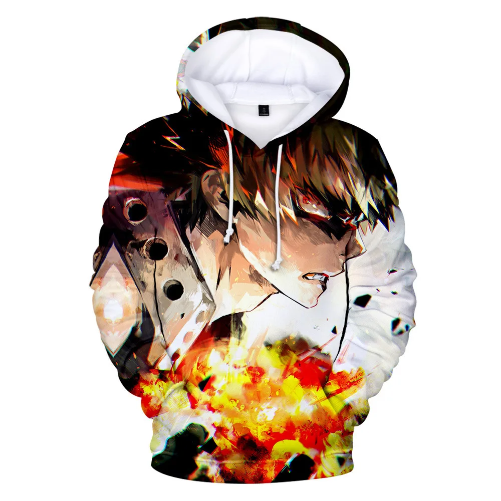 

2021 men's sweatshirt funny unisex anime cartoon pattern 3D printing men's spring and autumn Japanese cartoon
