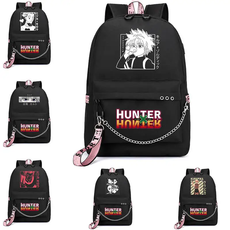 Рюкзак Hunter X Girl Killua Eyes HxH школьный ранец с аниме японская сумка для книг в стиле