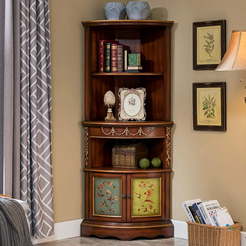 Meuble rangement книжный шкаф estanteria madera потертый шик armoire de витрина деревянная мебель для