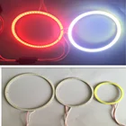 Автомобильная фара angel eye Cob, 60 мм, 70 мм, 80 мм, 90 мм, 100 мм, 120 мм, 9-30 в, красная, зеленая, синяя и белая