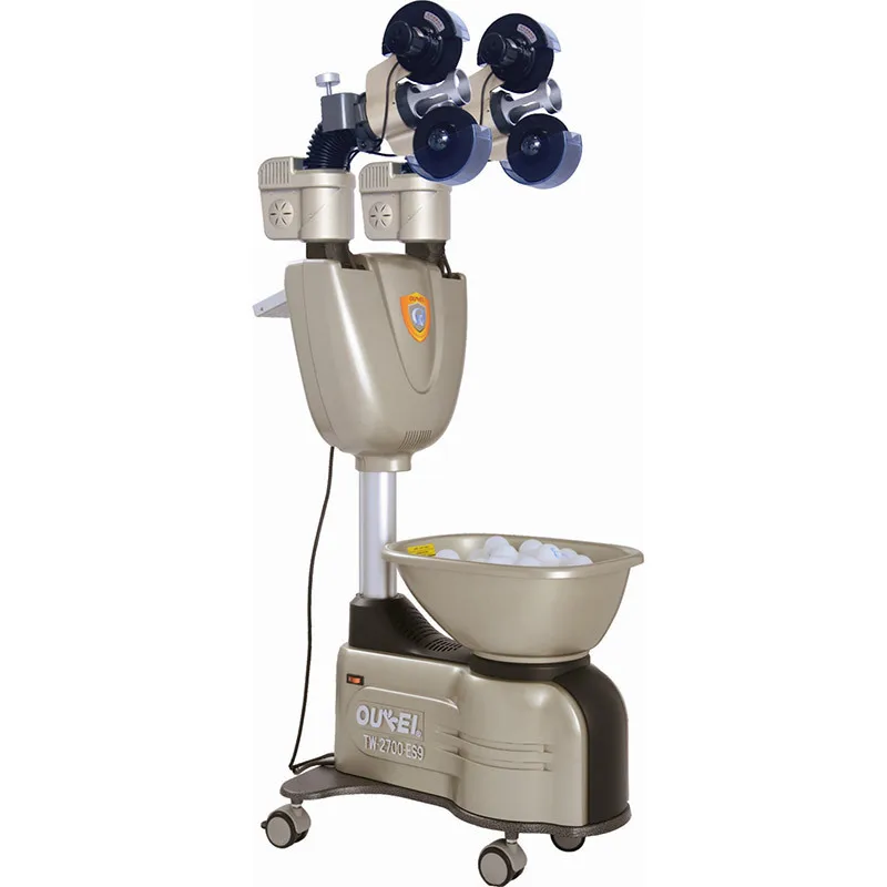 TW2700-ES9 профессиональная умная двухголовая машина для настольного тенниса робот