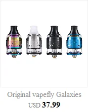 Dovpo Blotto RTA распылитель с 2/6 мл стеклянный пузырьковый/ULTEM пузырьковый бак 510 резьба 26 мм Диаметр Vape Танк против Dead Rabbit RTA