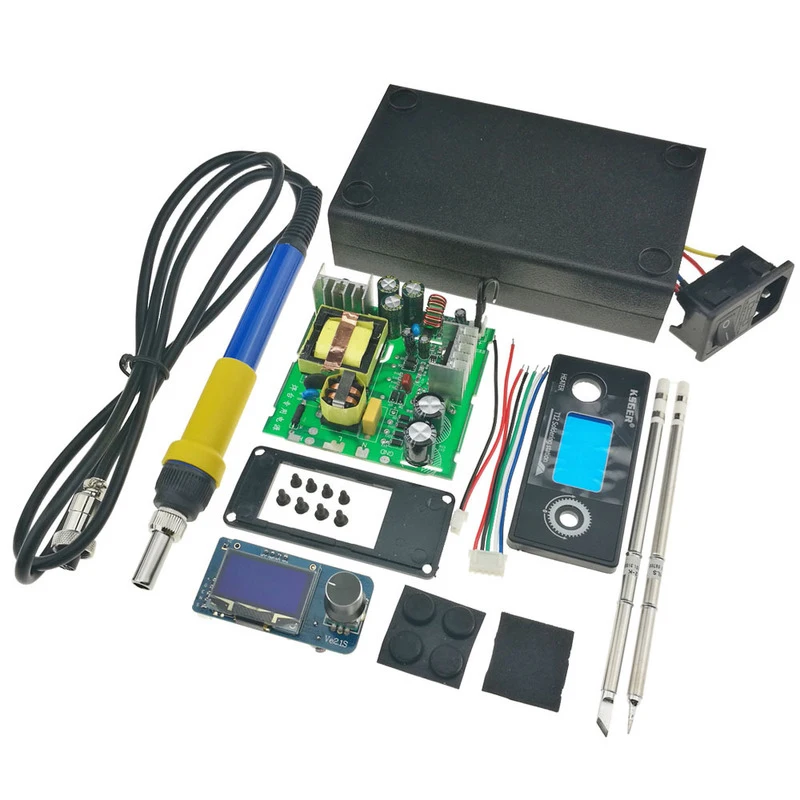 KSGER STM32 V2.1S T12 OLED паяльная станция с наконечниками из алюминиевого сплава 9501 ручной