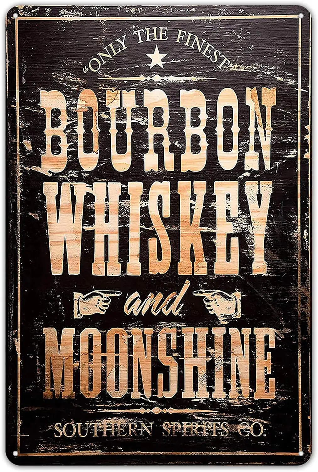 

Металлическая Оловянная вывеска в стиле ретро, виски-Бурбон Moonshine, винтажный Настенный декор, бар, мужская пещера 8x12 дюймов