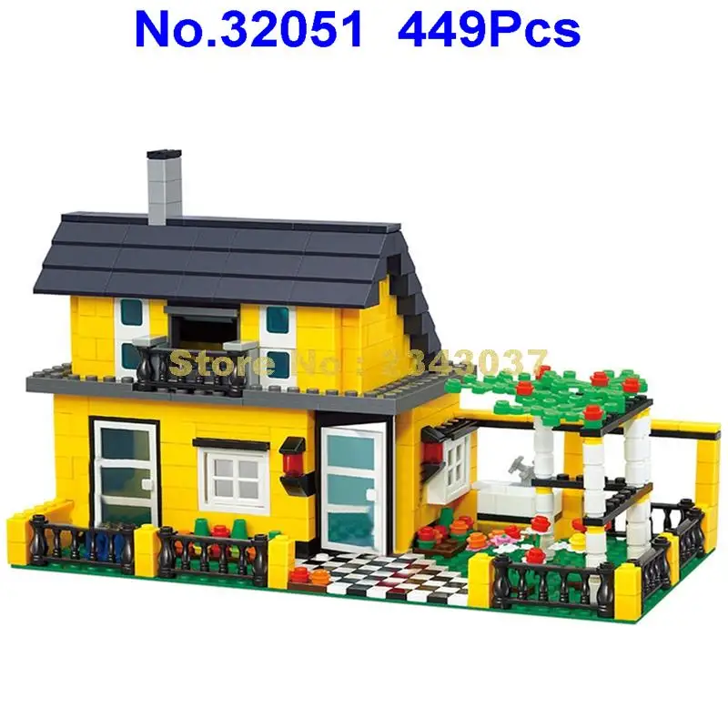 32051 449 шт. городской Villa House площадью строительный блок 2 игрушка | Игрушки и хобби