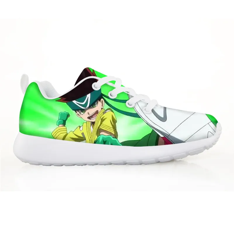 Новые осенние Beyblade Burst с рисунком детская спортивная обувь для девочек и мальчиков повседневная обувь ультра-легкая мягкая подошва дышащая детская спортивная обувь