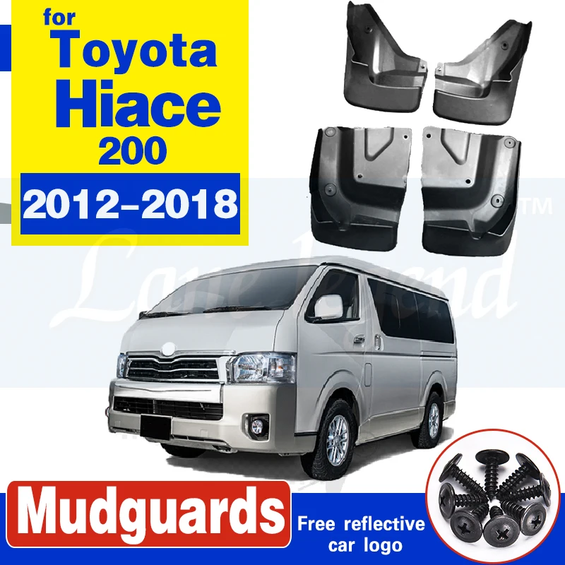 4 шт./компл. Брызговики для Toyota Hiace H200 серии 2012 2018 передние и задние|Грязезащита| |