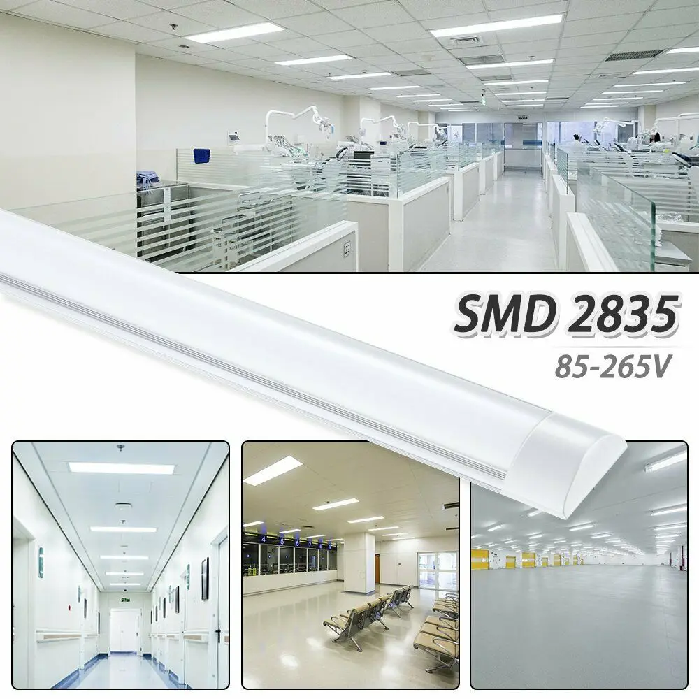 

90 см тонкий светодиодный Баттен линейная трубка светильник 30 Вт поверхностного монтажа светильник магазин светильник для Гараж склад мага...