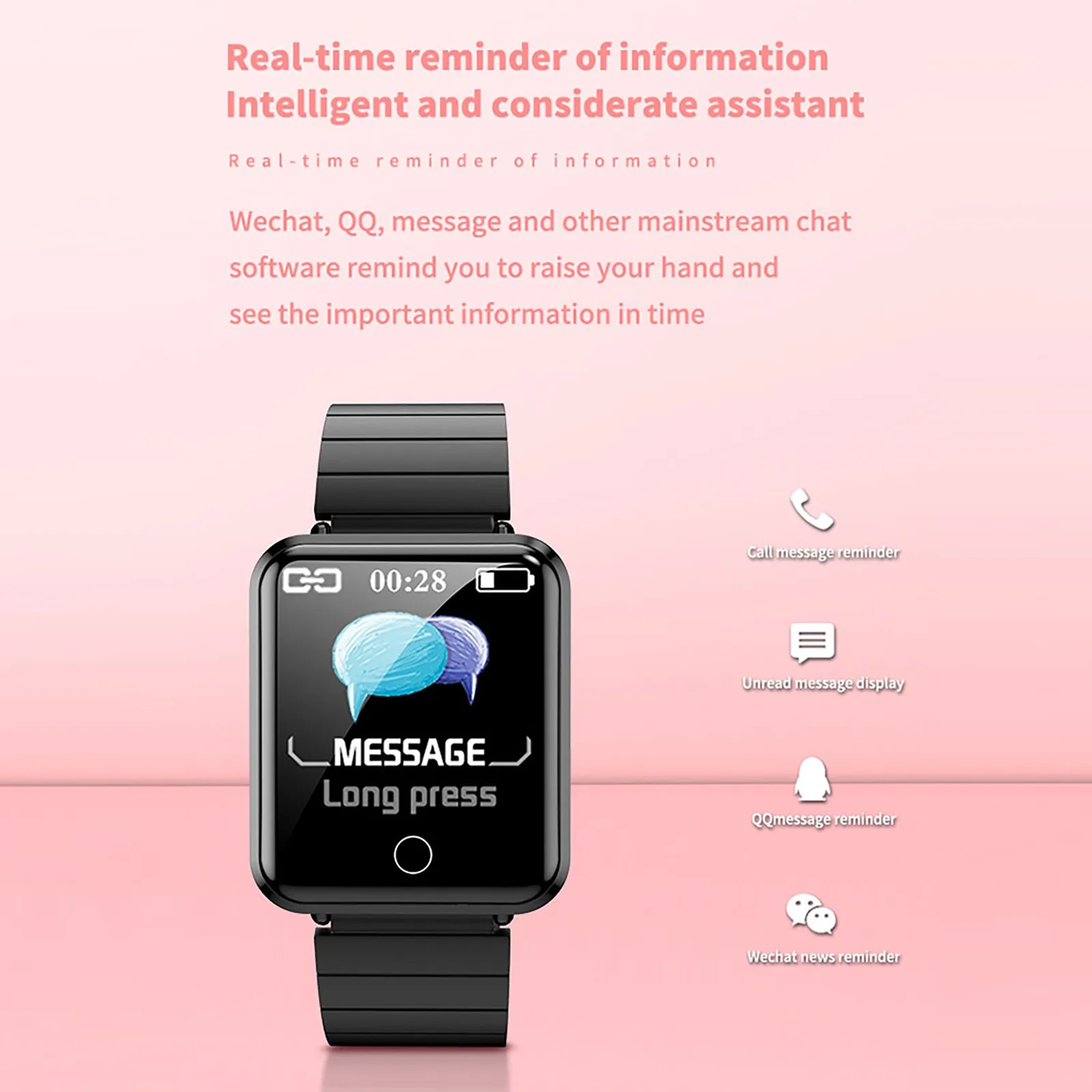 Новинка 2020 мужские Смарт-часы V6 водонепроницаемый спортивный трекер пульсометр