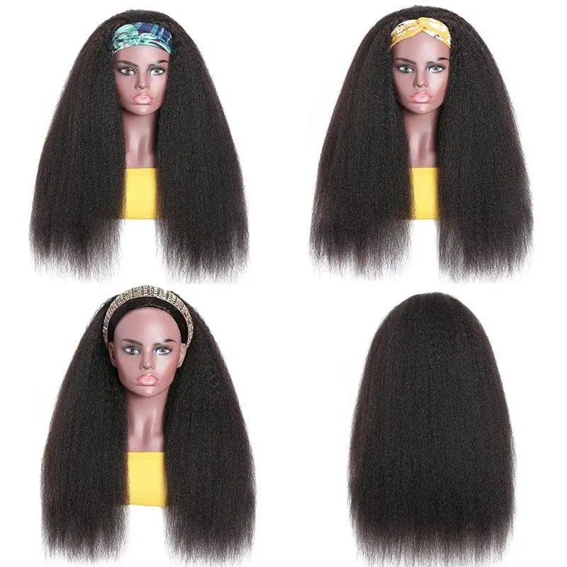 Женский парик на голову Бразильская кудрявая прямая неповрежденная нить без