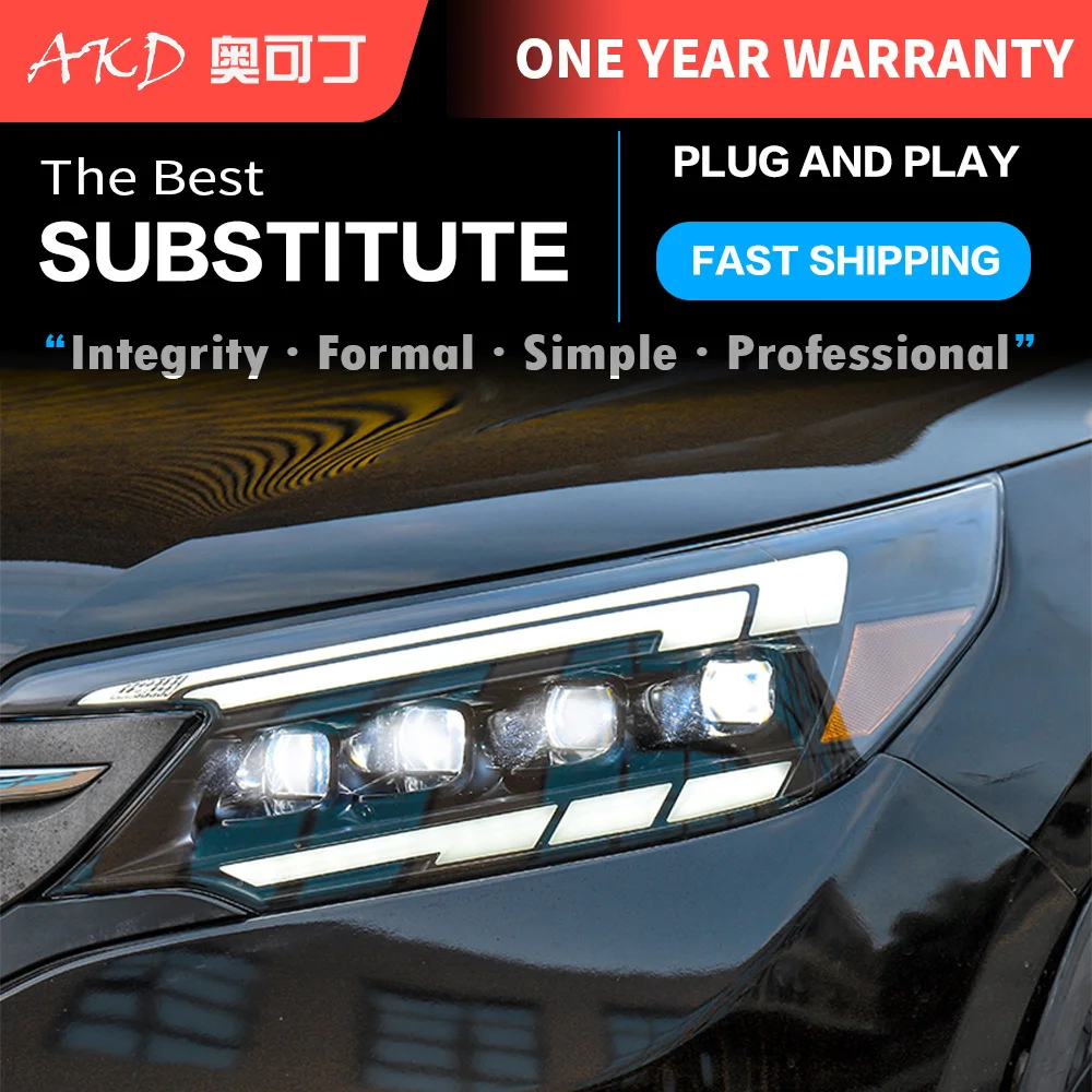 Из 2 предметов Автомобильные фары автомобильной Запчасти для Honda CR V таможенный
