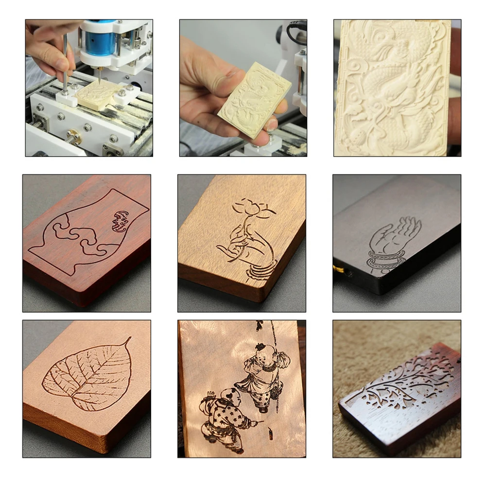 Gk Mill M3 CNC гравировальный станок Стандартный с мотором без лазера подходит для 2d