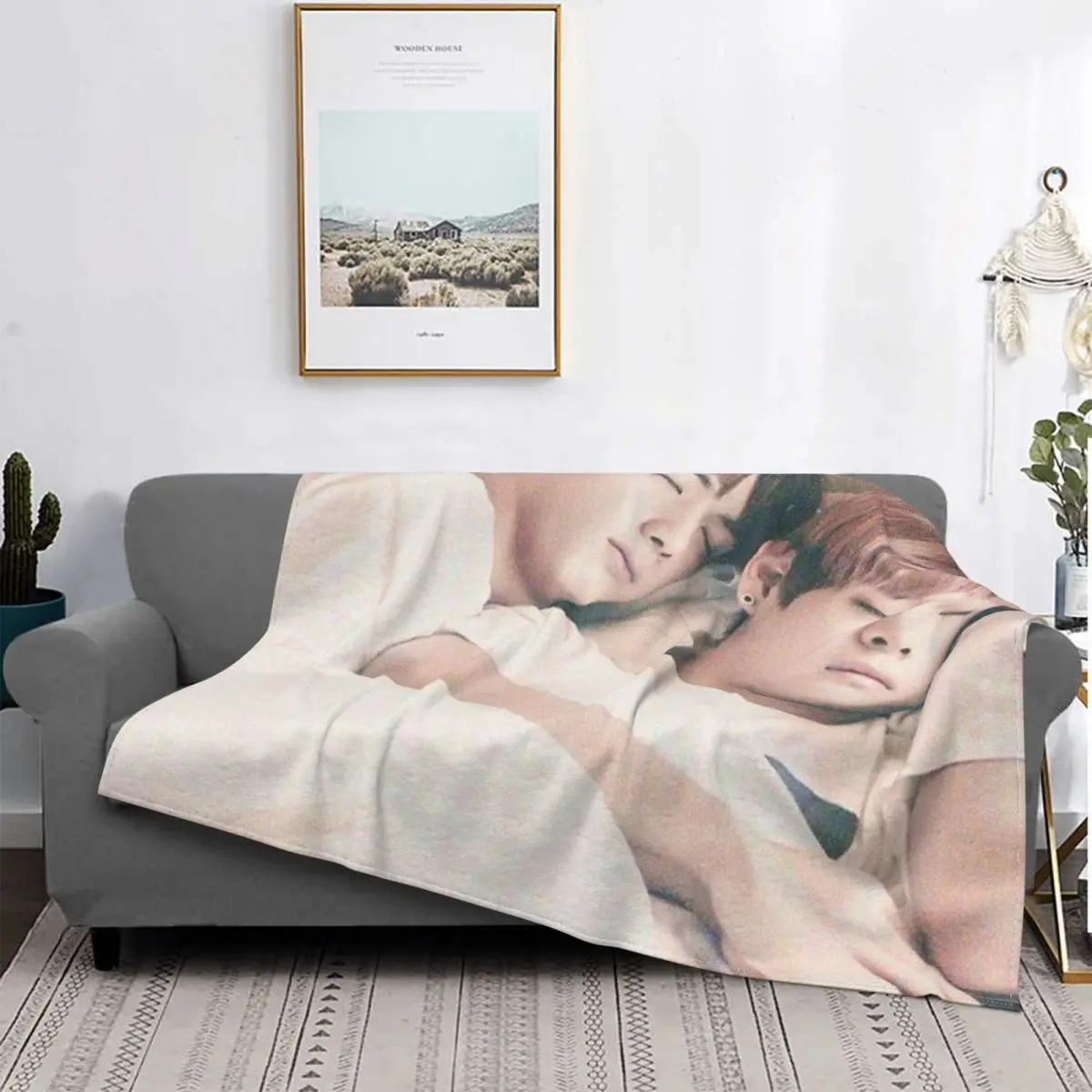 

Manta Jin & V de Beauties для сна, кубическая кукла, fundas de cama, manta double en la cama