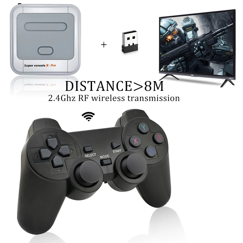 Беспроводной геймпад TSINGO 2 4 ГГц для PSP / PC TV Box /Android игровой контроллер телефона