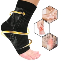 1 pair compression foot ankle angel sleeve plantar fasciitis anti fatigue men women ankle socks ankle brace support sport
