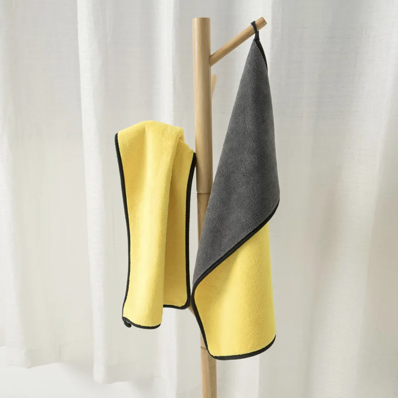 Популярное большое толстое абсорбирующее полотенце сухие супервпитывающие