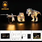 Светильник больного светодиодный светильник комплект для 21320 идеи серии динозавр окаменелости игрушки строительные блоки светильник ing комплект