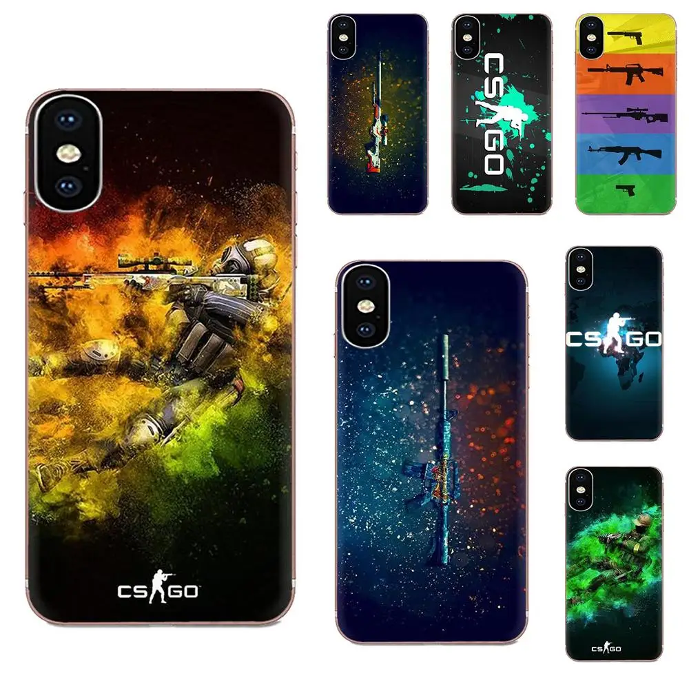 Для Huawei Honor 4C 5A 5C 5X6 6A 6X7 7A 7C 7X8 8C 8S 9 10 10i 20 20i Lite рro задняя защитная крышка из прочного красочные Cs Go игры
