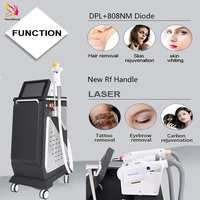 4 in 1 808nm diode hair removal dpl shr ipl hair removal nd yag tattoo picosecond permanent beauty salon equipment