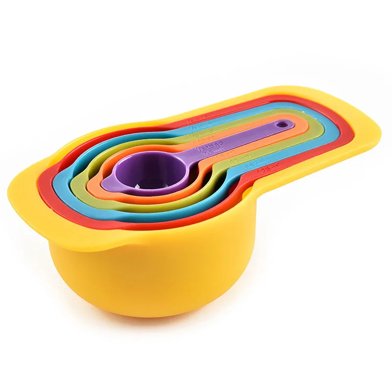 

6pcs/Set Creative Kitchen Measuring Spoons Scales Baking Tool DIY Cooking Ladle Cup Coffee Tools With Scale Kitchen Tools