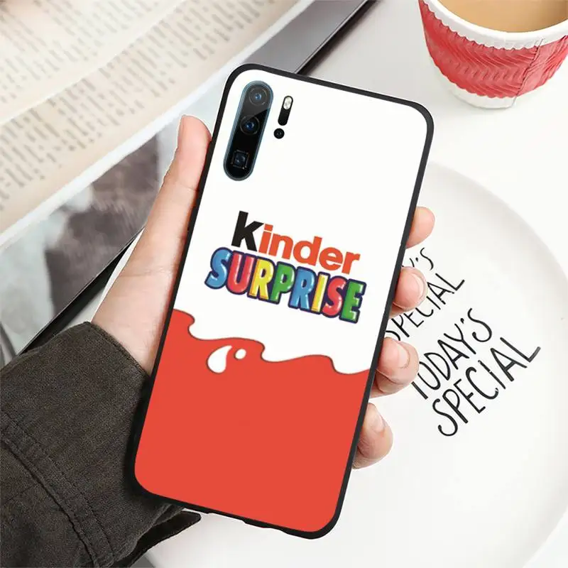

Candy Chocolate cute Kinder Joy Phone Case For Huawei P40 P20 P30 lite Pro P Smart 2019 Mate 40 20 10 Lite Pro Nova 5t