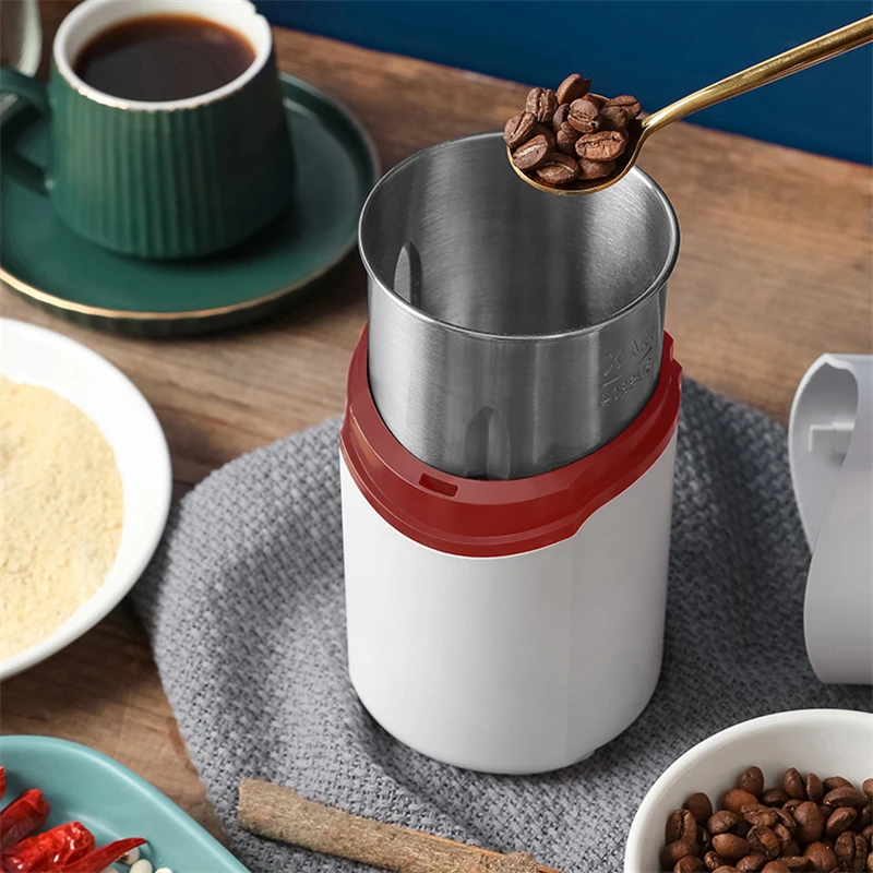 Мини электрический Кофе шлифовальная машина Портативный фасоли гайка травы