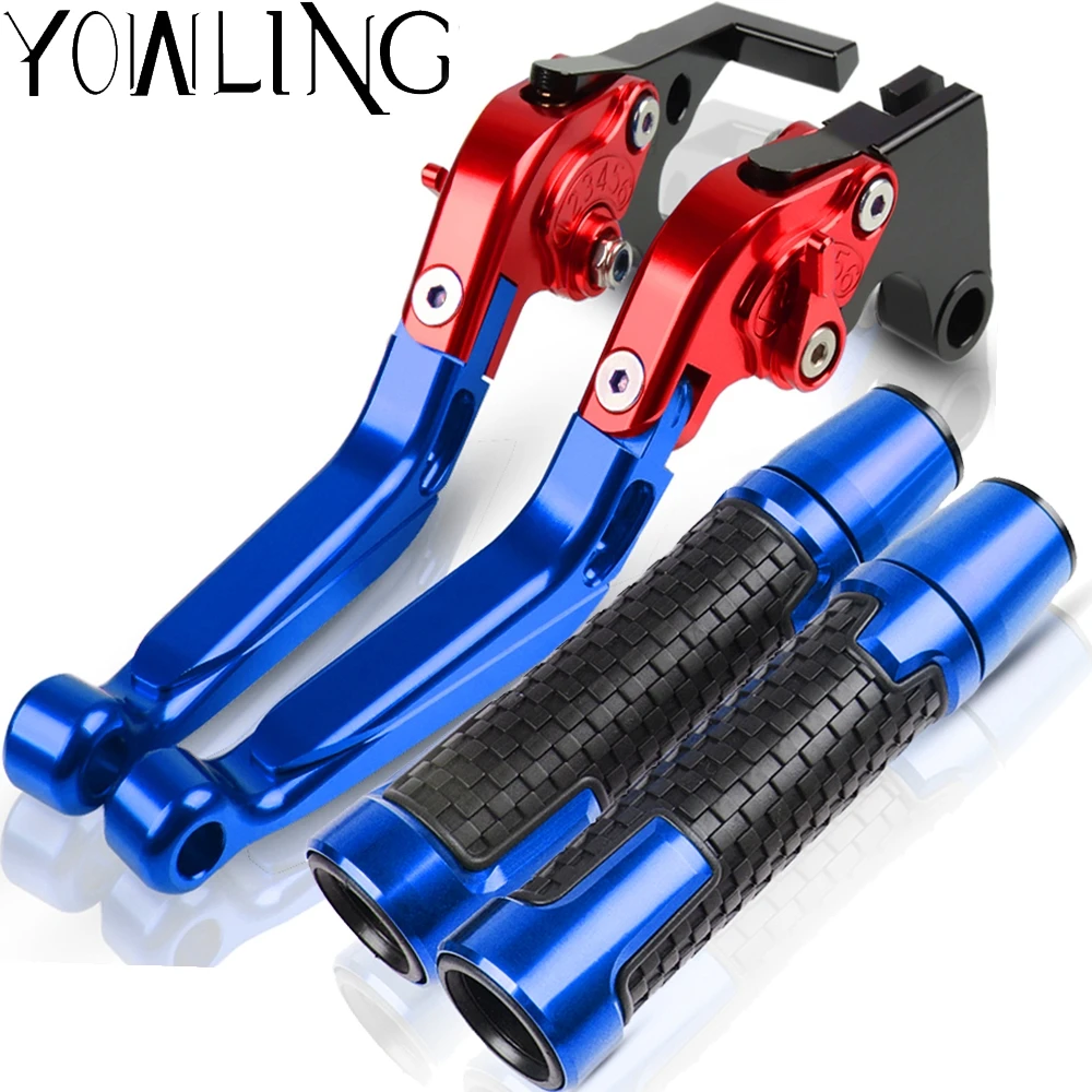 

Motorcycle Racing Grips Handle Grips Ends Brake Levers Clutch For SUZUKI GSF600 S BANDIT 2008 2009 2010 2011 2012 2013 2014 2015