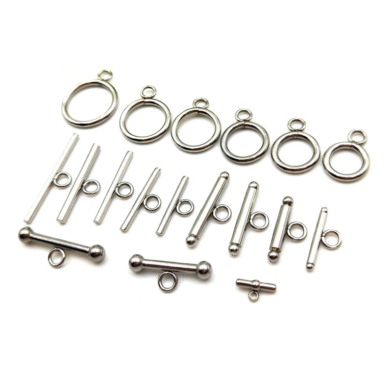 

10PCS/Lot Stainless Steel OT Clasps Toggle Clasps Buckle Connector For Bracelet Necklace Diy Jewelry Making