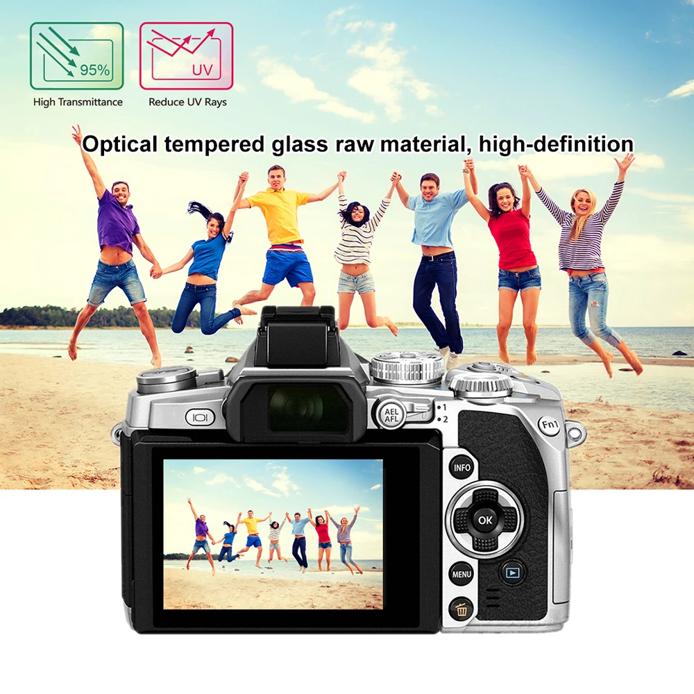 Защитная пленка на экран для камеры Canon sony Nikon защита от царапин закаленное