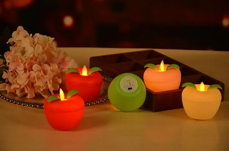 

Electronic candle lamp LED small tea wax wedding bar candle