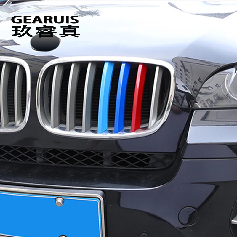 Автомобильный Стайлинг для BMW X5 x6 E70 E71 F15 F16 аксессуары Передняя решетка радиатора
