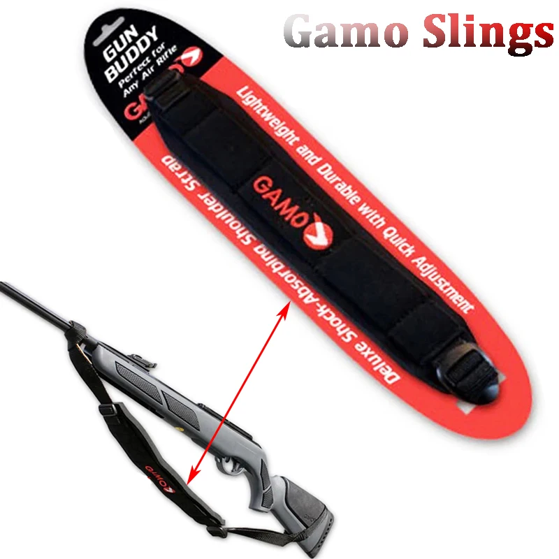 Тактический ремень Gamo Gun Buddy оружейный наплечный прорезиненный нескользящий