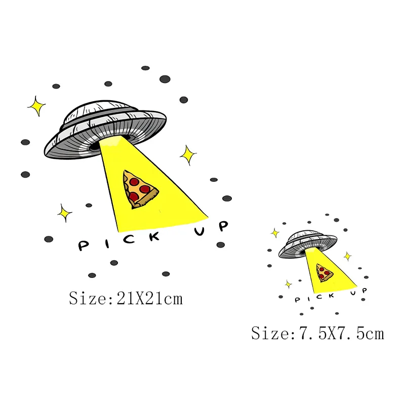 Пластырь для одежды с изображением космических кораблей мальчиков забавная