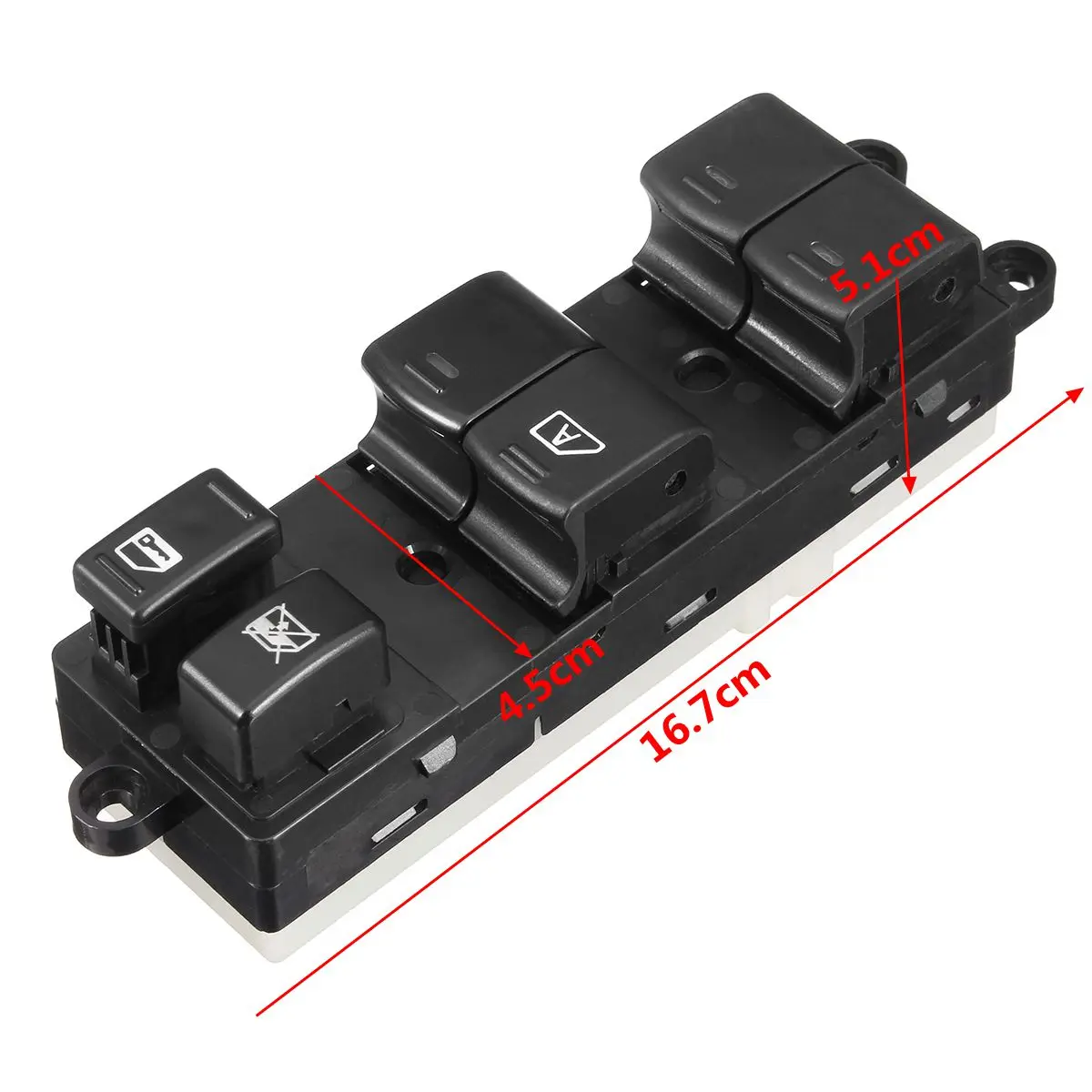 Автомобильный Электрический выключатель стеклоподъемника 12 контактов для Nissan