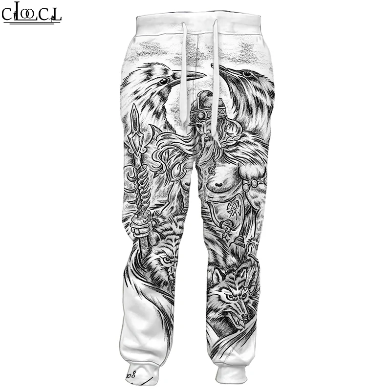 Новинка мужские и женские спортивные брюки CLOOCL с 3D принтом Северной мифологии