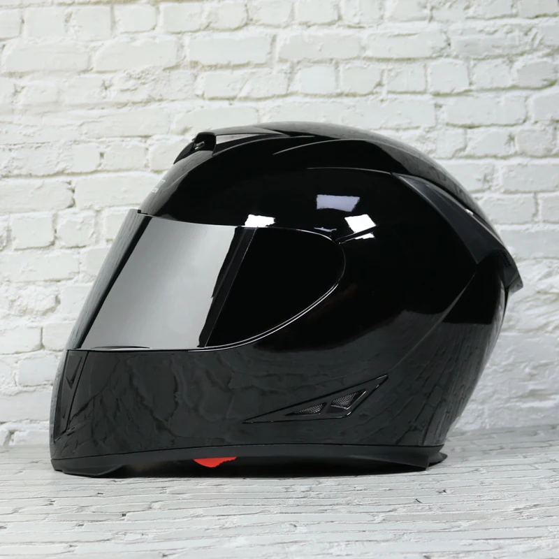 Полнолицевой мотоциклетный шлем capacete Профессиональный гоночный шлем каска точка Радужный оттенок мотоциклетный кросс-кантри тур - Цвет: 3