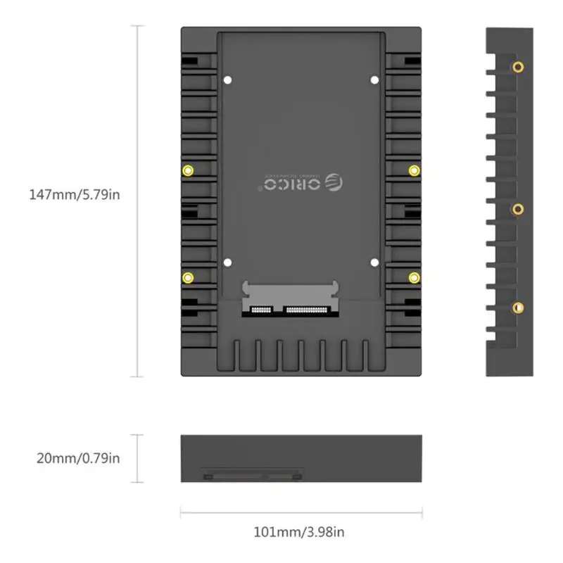 Адаптер для жесткого диска ORICO 2 5-3 5 дюйма поддержка SATA III 7/9 5/12 мм | Компьютеры и