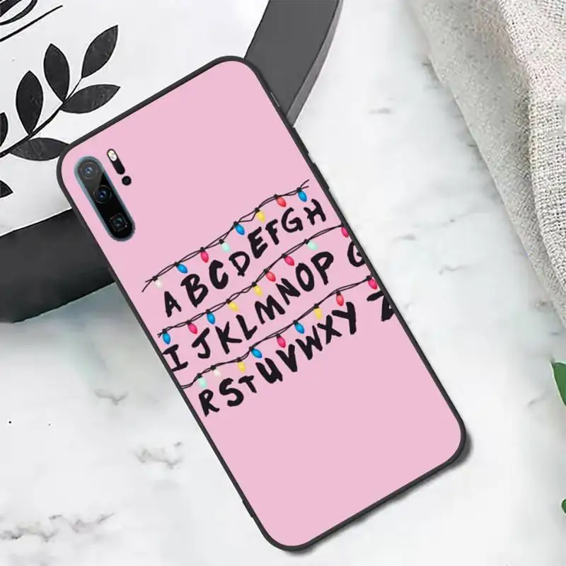 

Stranger Things Christmas Lights Phone Case For Huawei P20 P30 P40 lite Pro P Smart 2019 Mate 10 20 Lite Pro Nova 5t