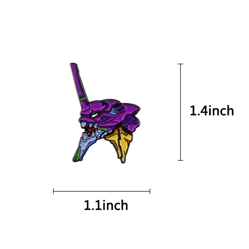 Berserker Eva блок 01 Pin Аниме Евангелион меча значки попадают в робот шиньцзи! - купить